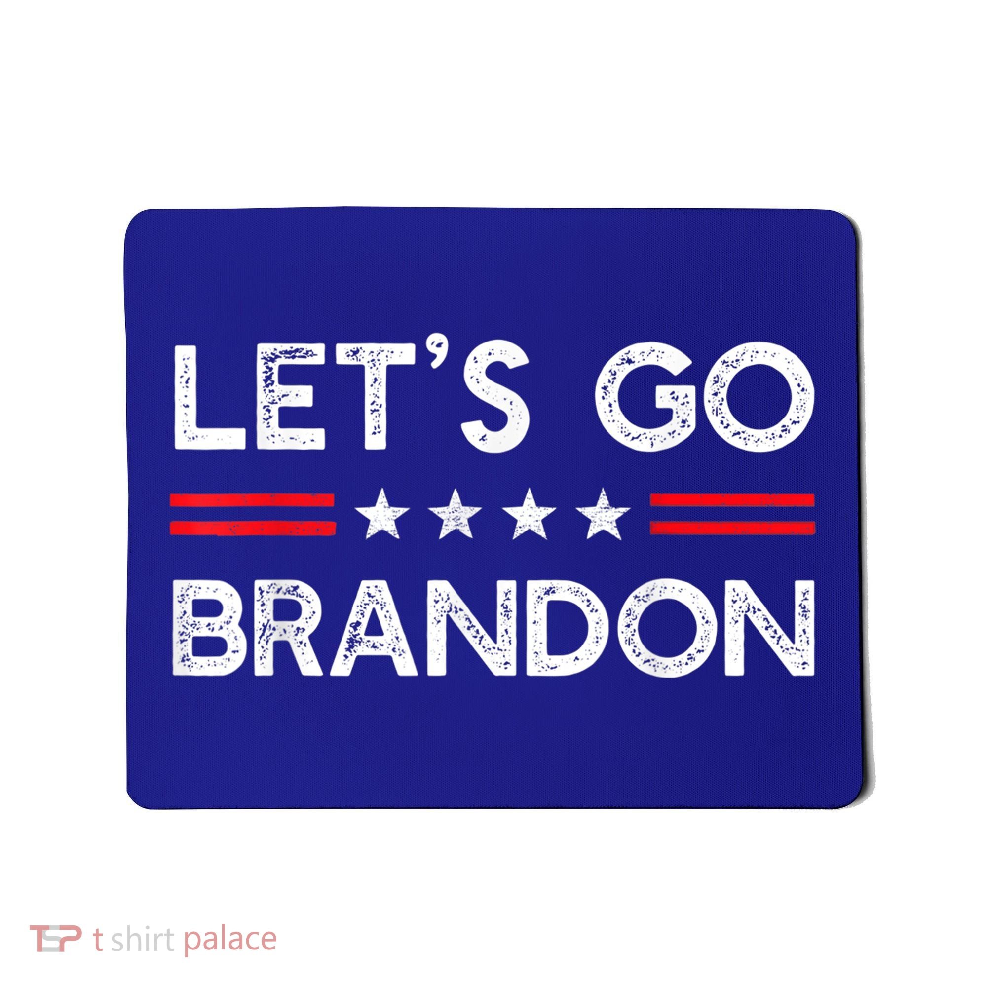 Let’s Go Brandon Conservative US Flag Gift Mousepad