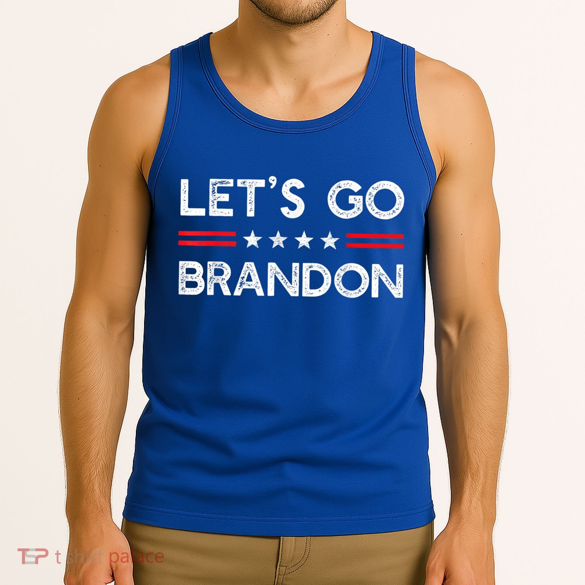 Let’s Go Brandon Conservative US Flag Gift Tank Top