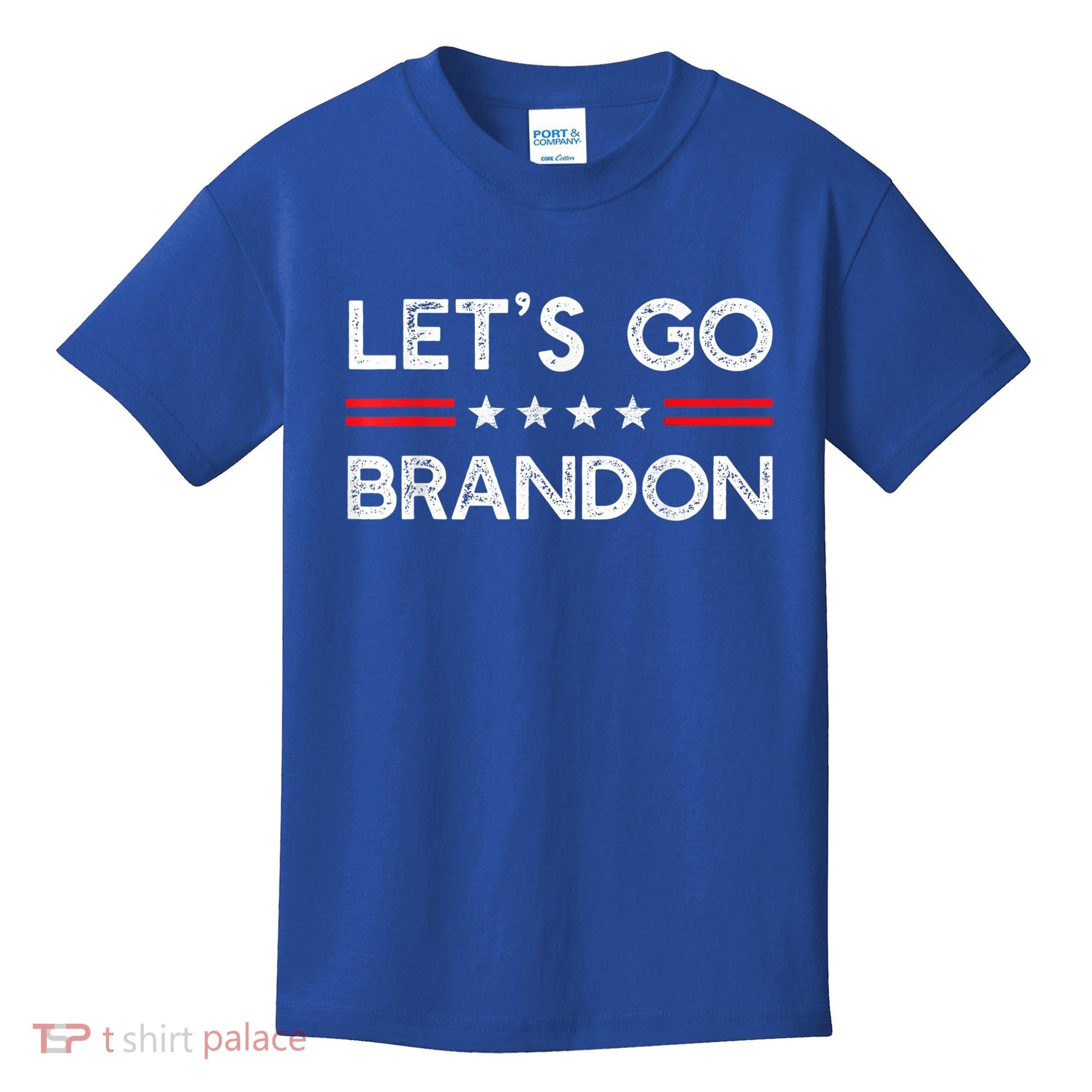 Let’s Go Brandon Conservative US Flag Gift Kids T-Shirt