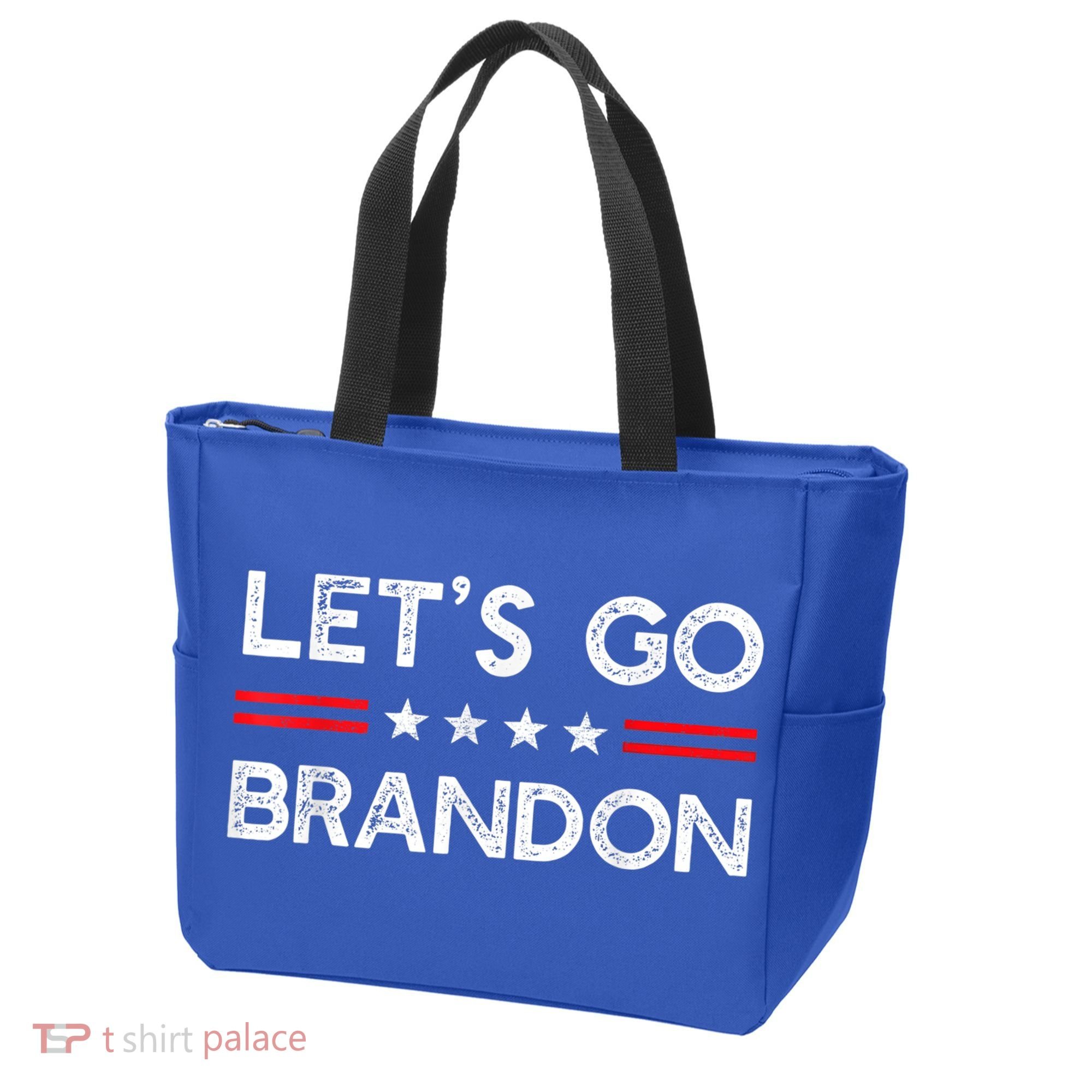 Let’s Go Brandon Conservative US Flag Gift Tote Bag