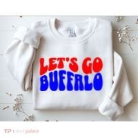 LetS Go Buffalo Football Chant Fun Team Gear Sweatshirt thumb 2