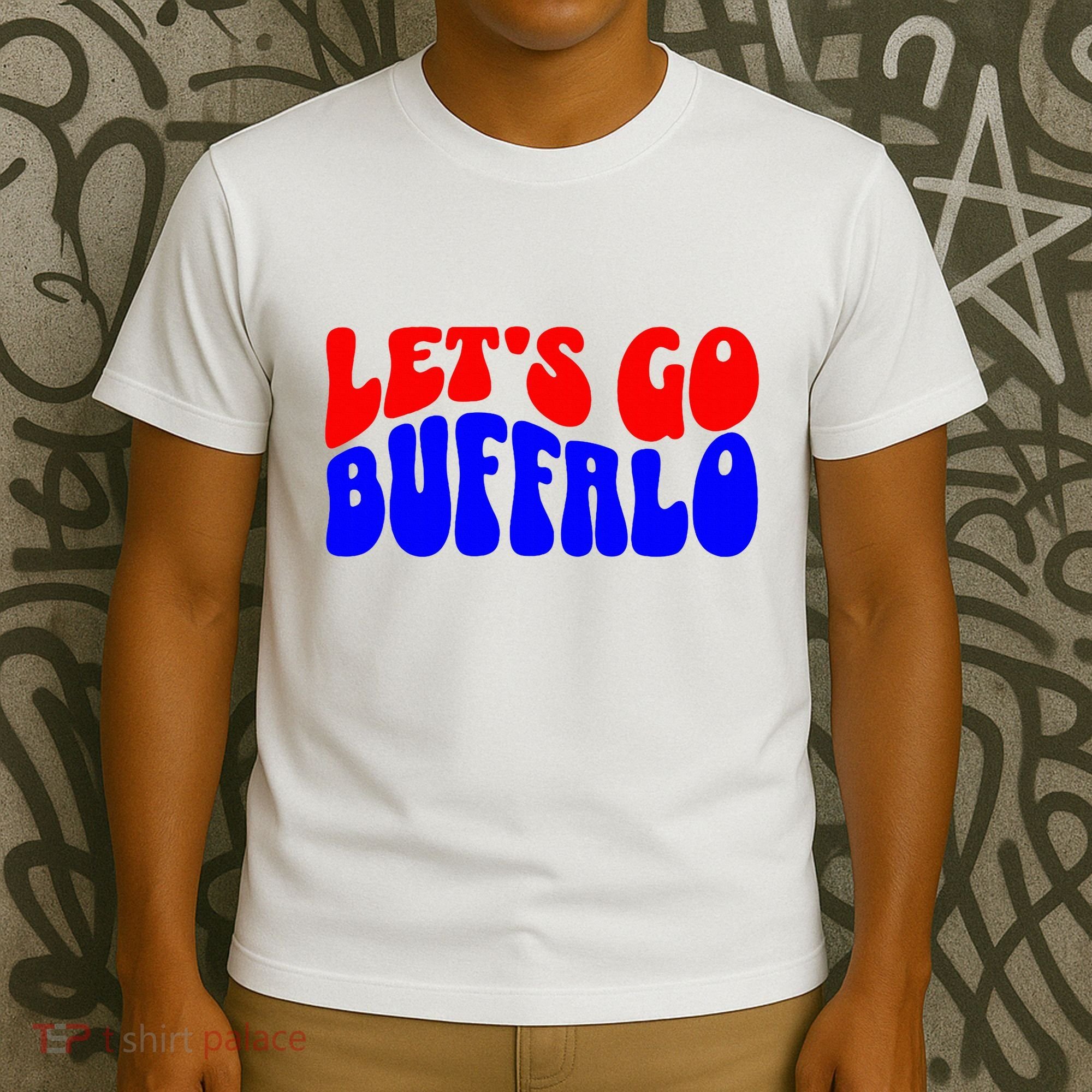 LetS Go Buffalo Football Chant Fun Team Gear T-Shirt