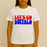 LetS Go Buffalo Football Chant Fun Team Gear T-Shirt thumb 4