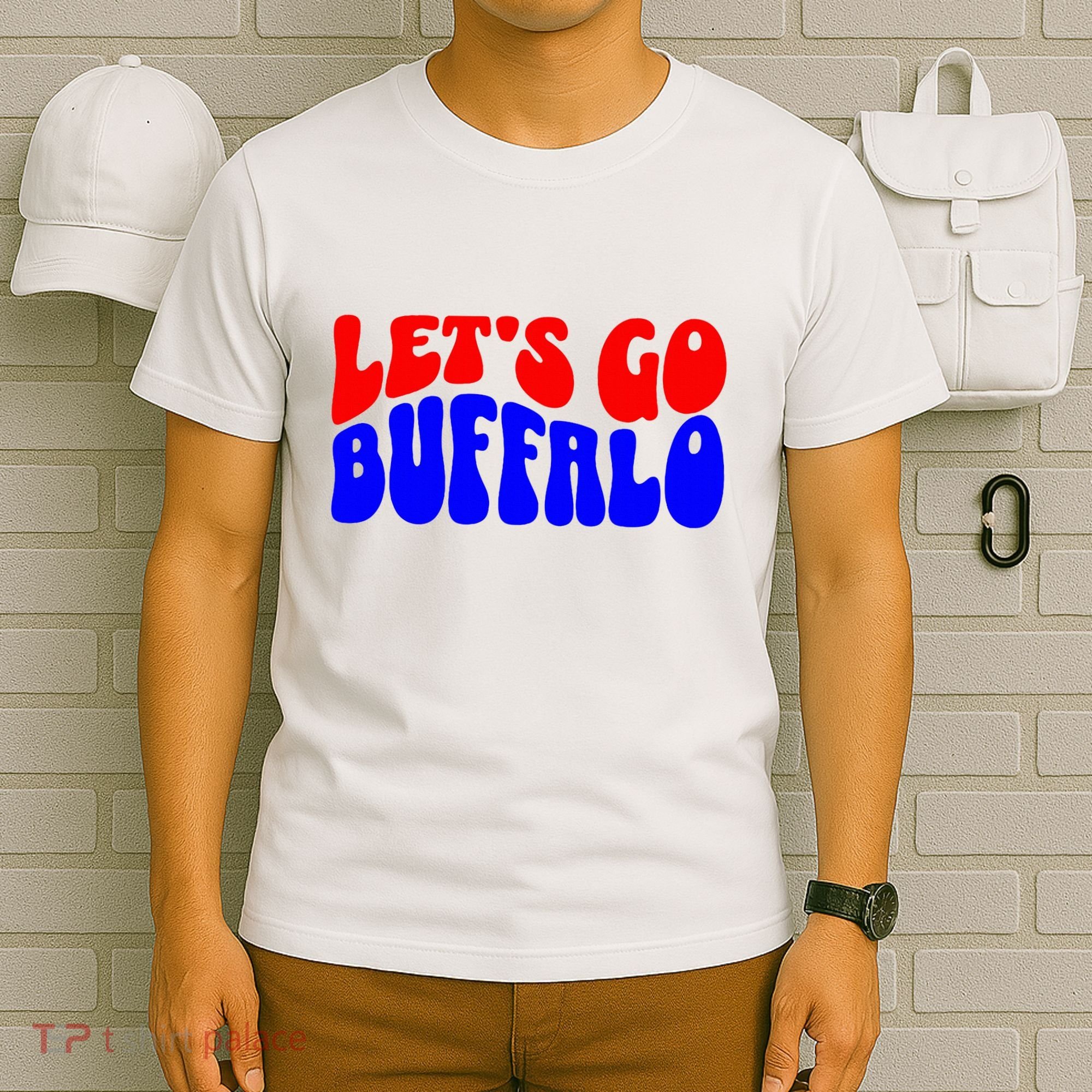 LetS Go Buffalo Football Chant Fun Team Gear T-Shirt