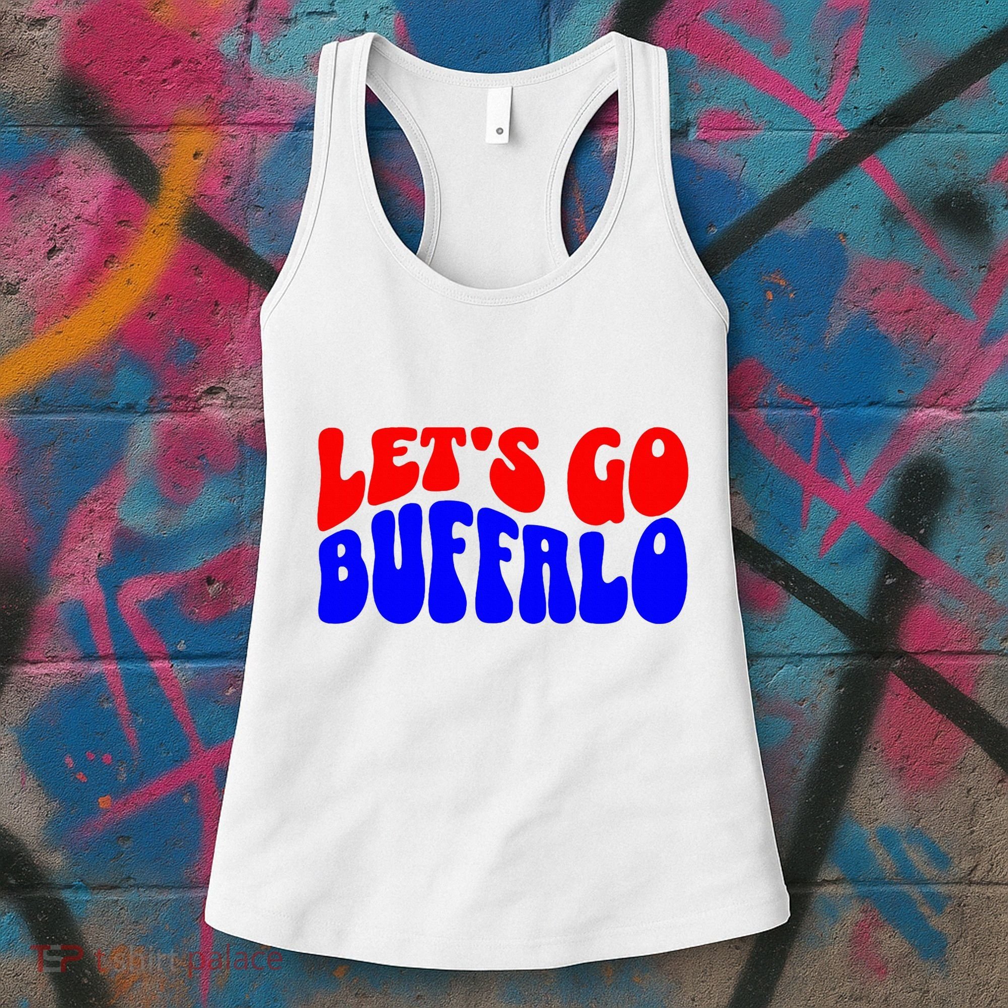 LetS Go Buffalo Football Chant Fun Team Gear Women's Tank Top