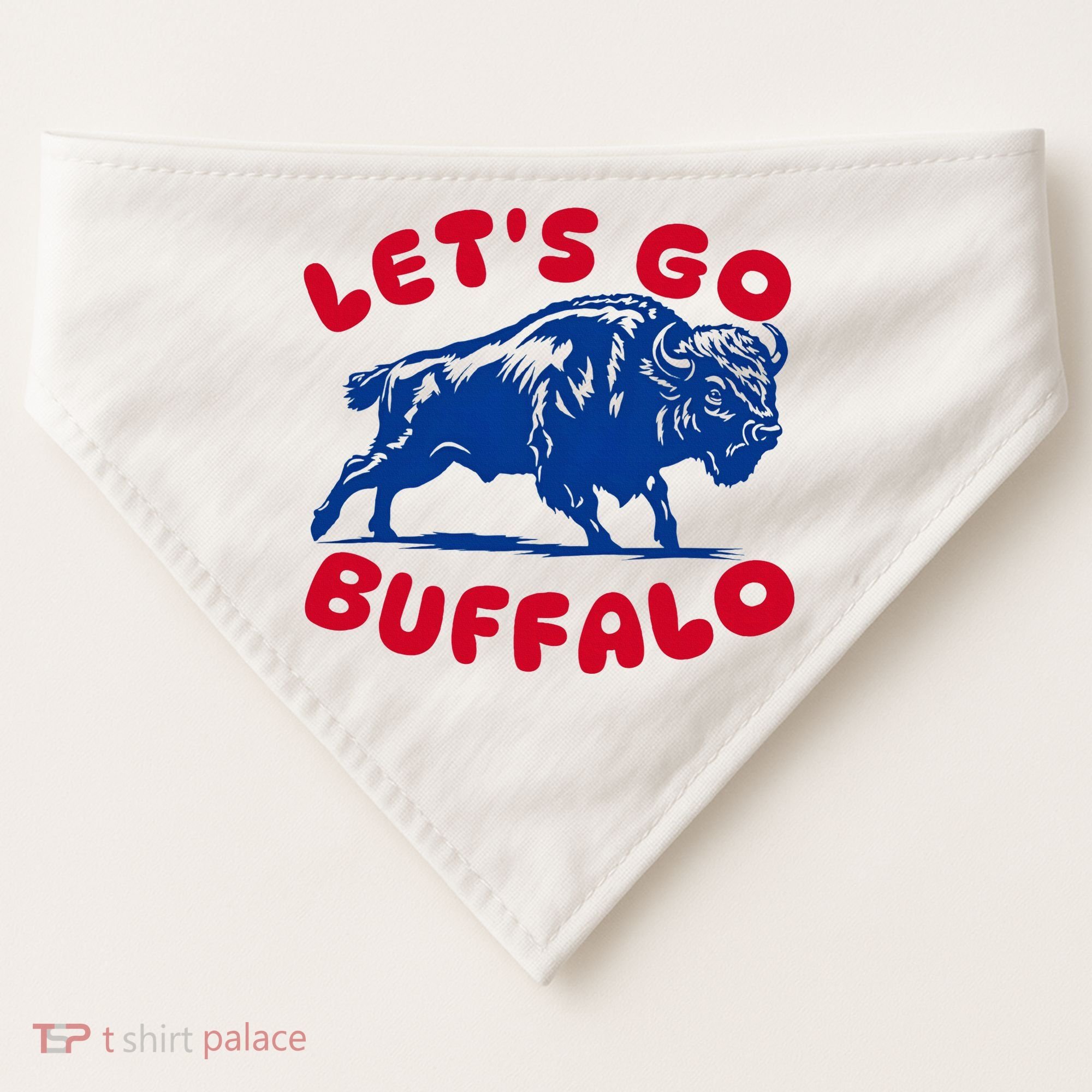 LetS Go Buffalo USA-Made Doggie Bandana