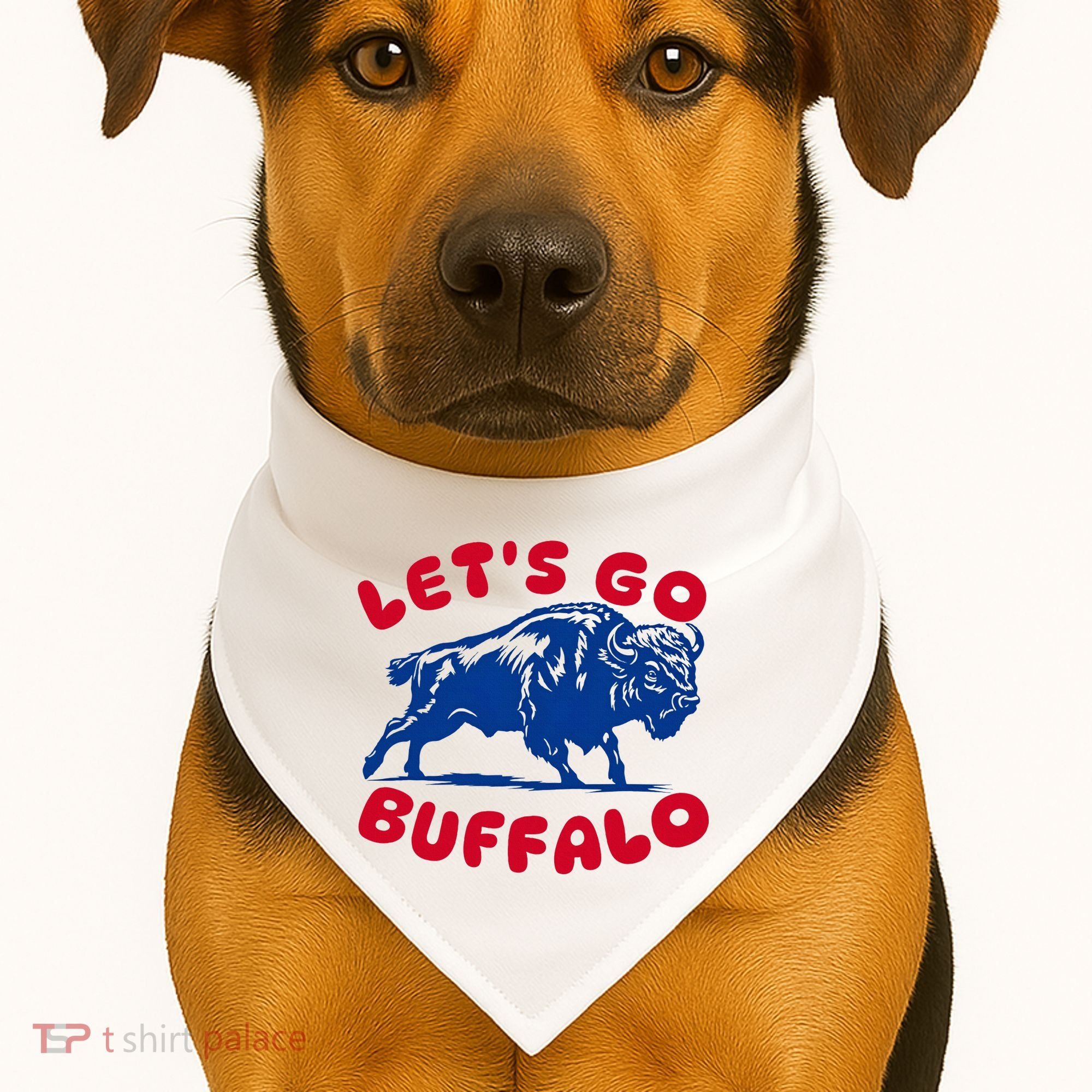 LetS Go Buffalo USA-Made Doggie Bandana