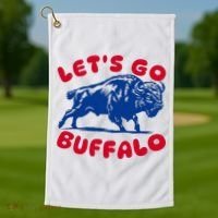 LetS Go Buffalo Golf Towel thumb 1