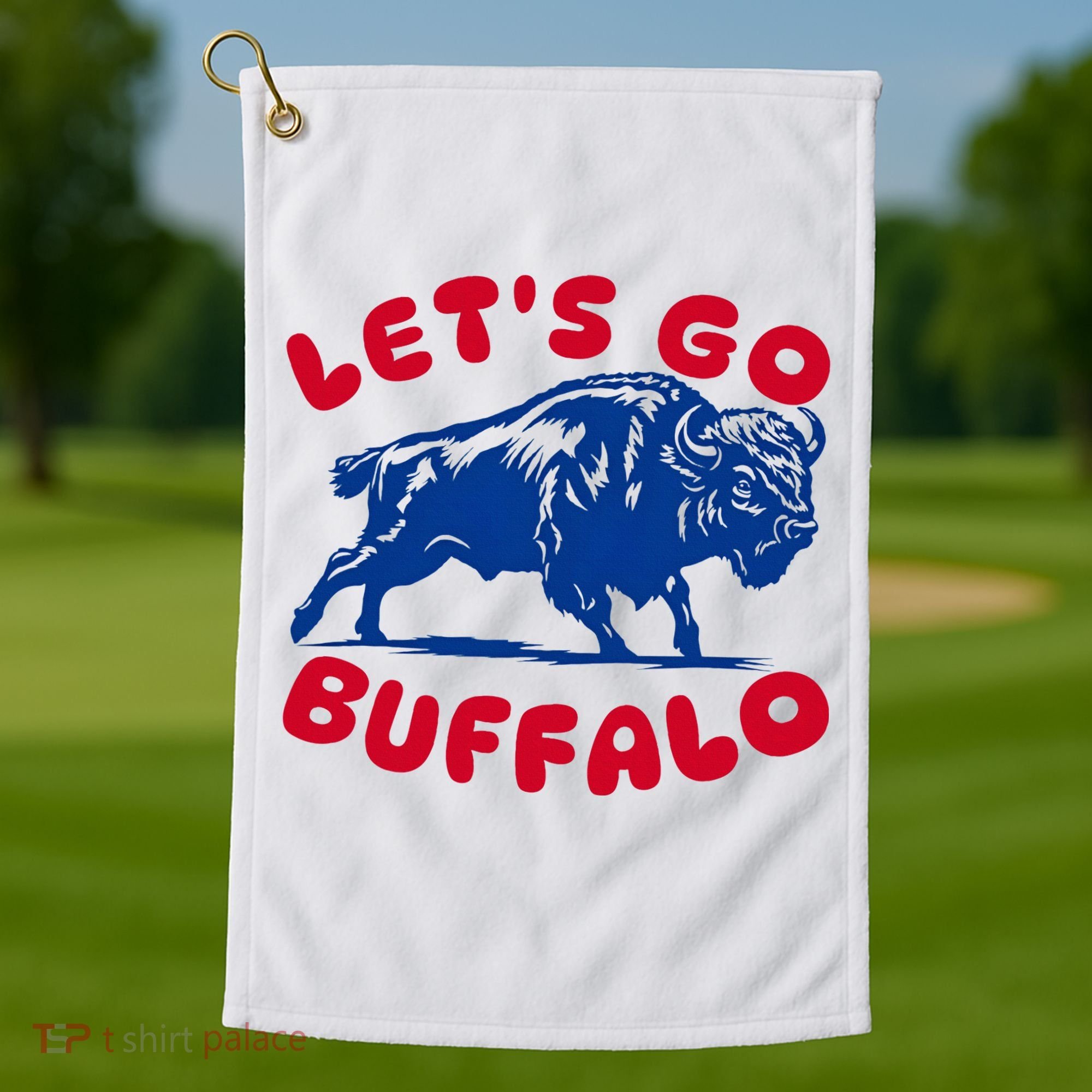 LetS Go Buffalo Golf Towel