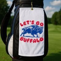 LetS Go Buffalo Golf Towel thumb 2