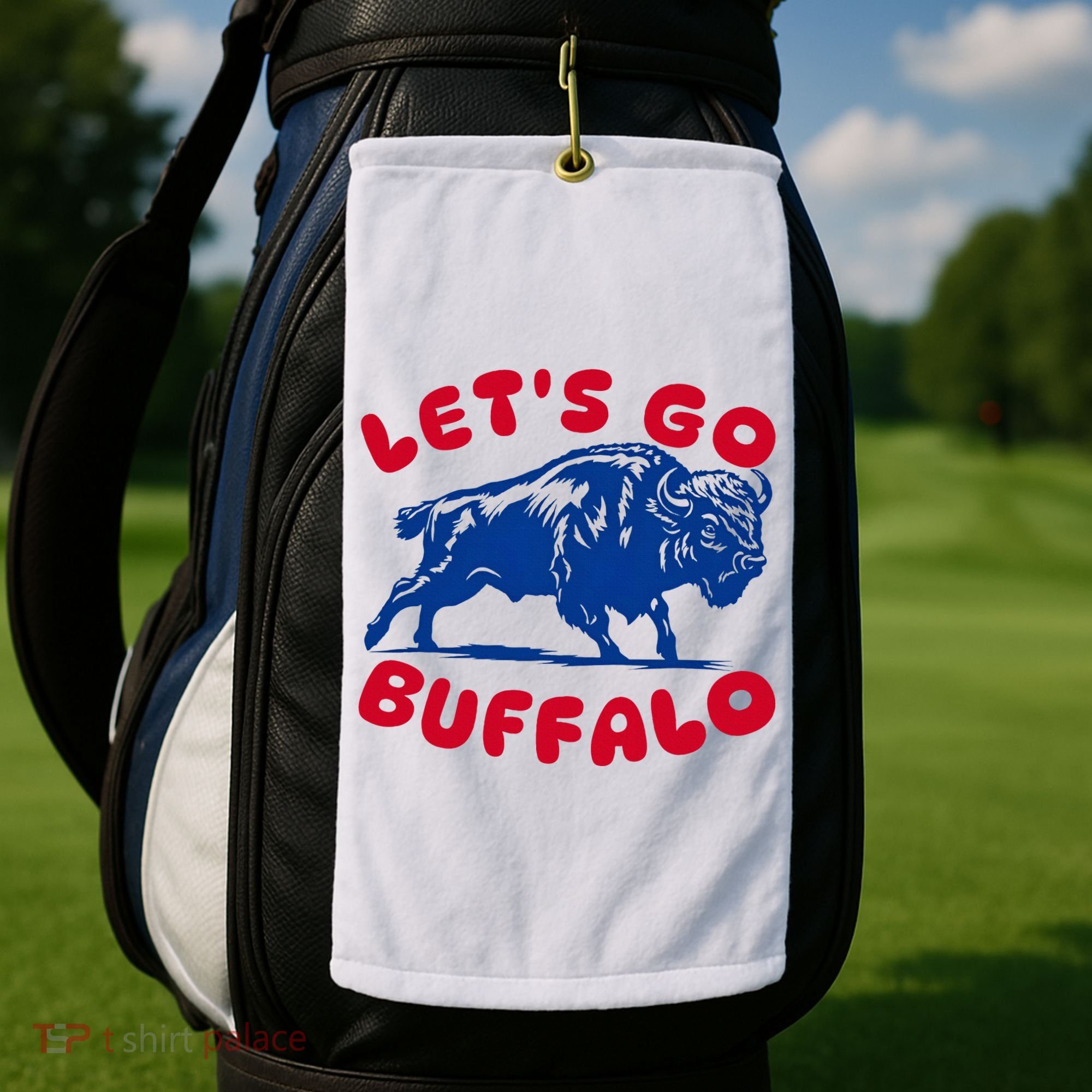 LetS Go Buffalo Golf Towel