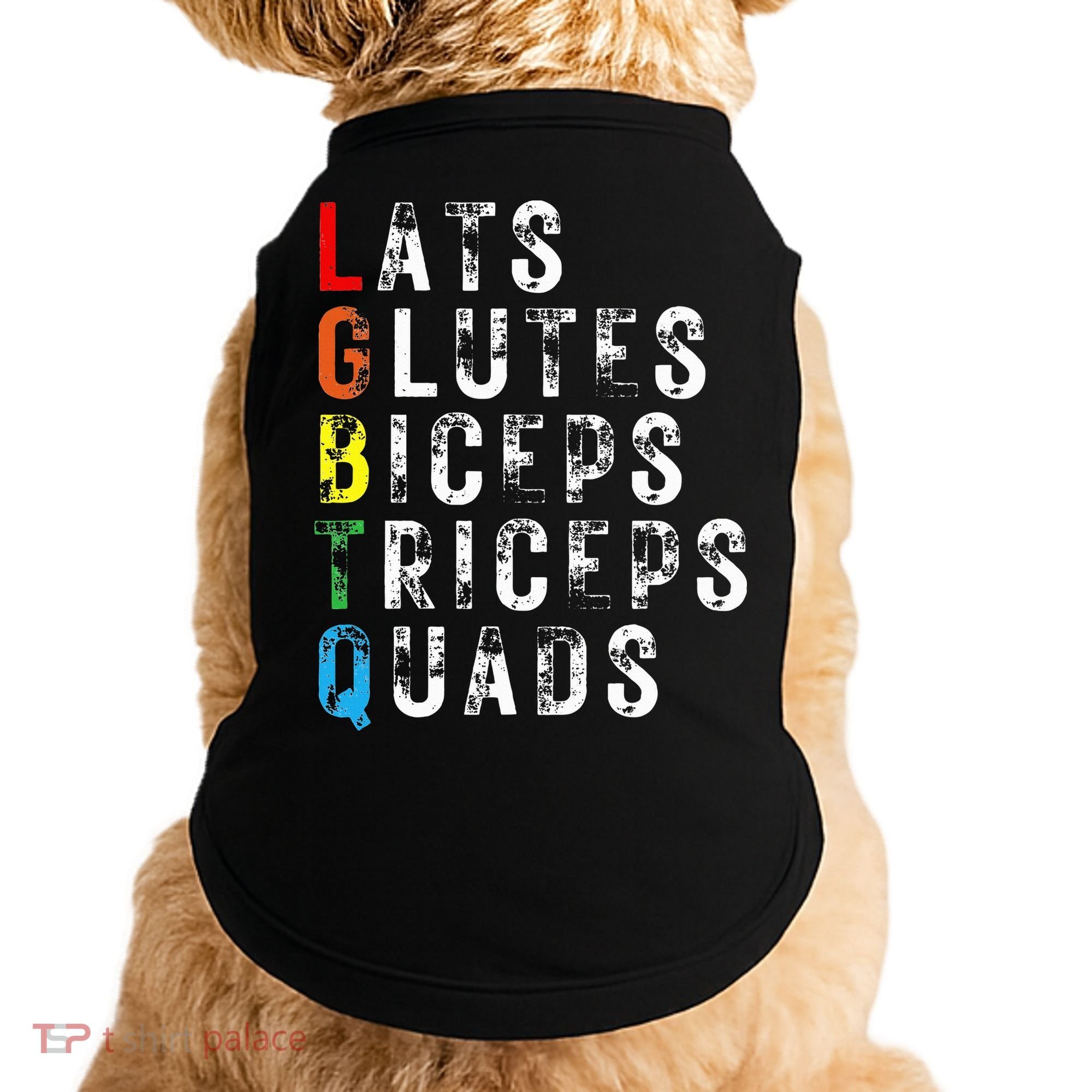 Lats Glutes Biceps Triceps Quads Lgbtq Doggie Tank