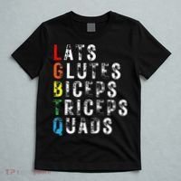 Lats Glutes Biceps Triceps Quads Lgbtq T-Shirt thumb 5