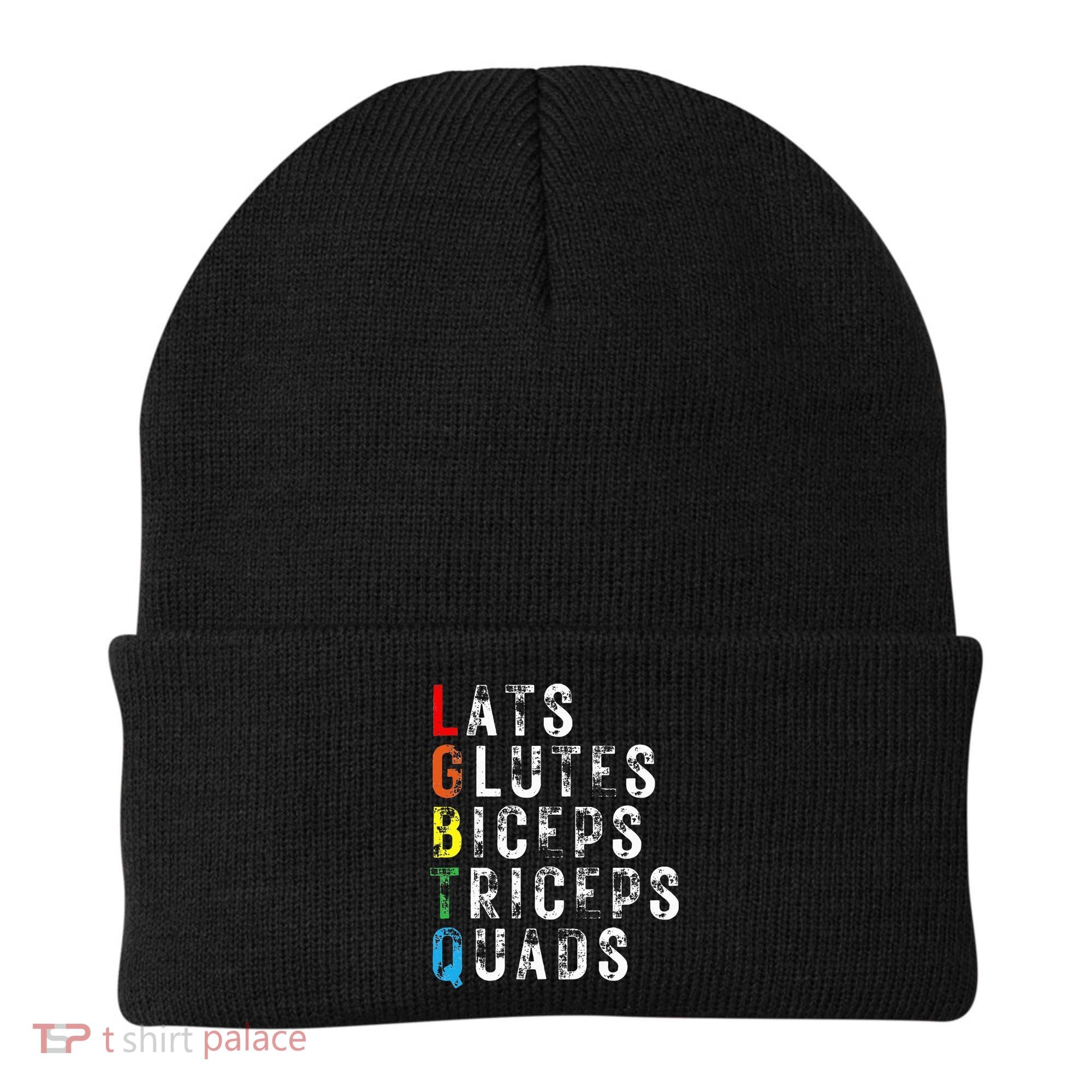 Lats Glutes Biceps Triceps Quads Lgbtq Beanie