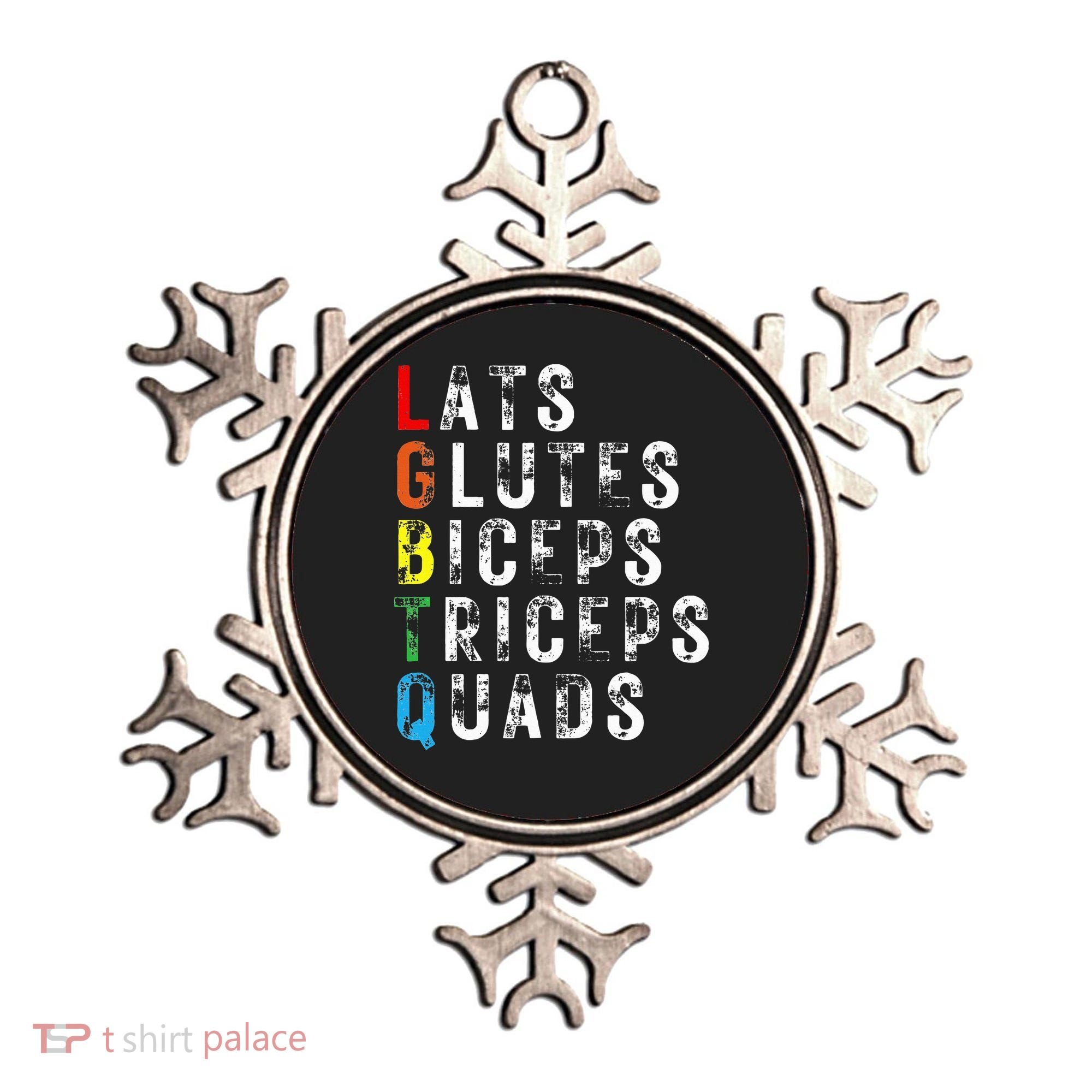 Lats Glutes Biceps Triceps Quads Lgbtq Ornament