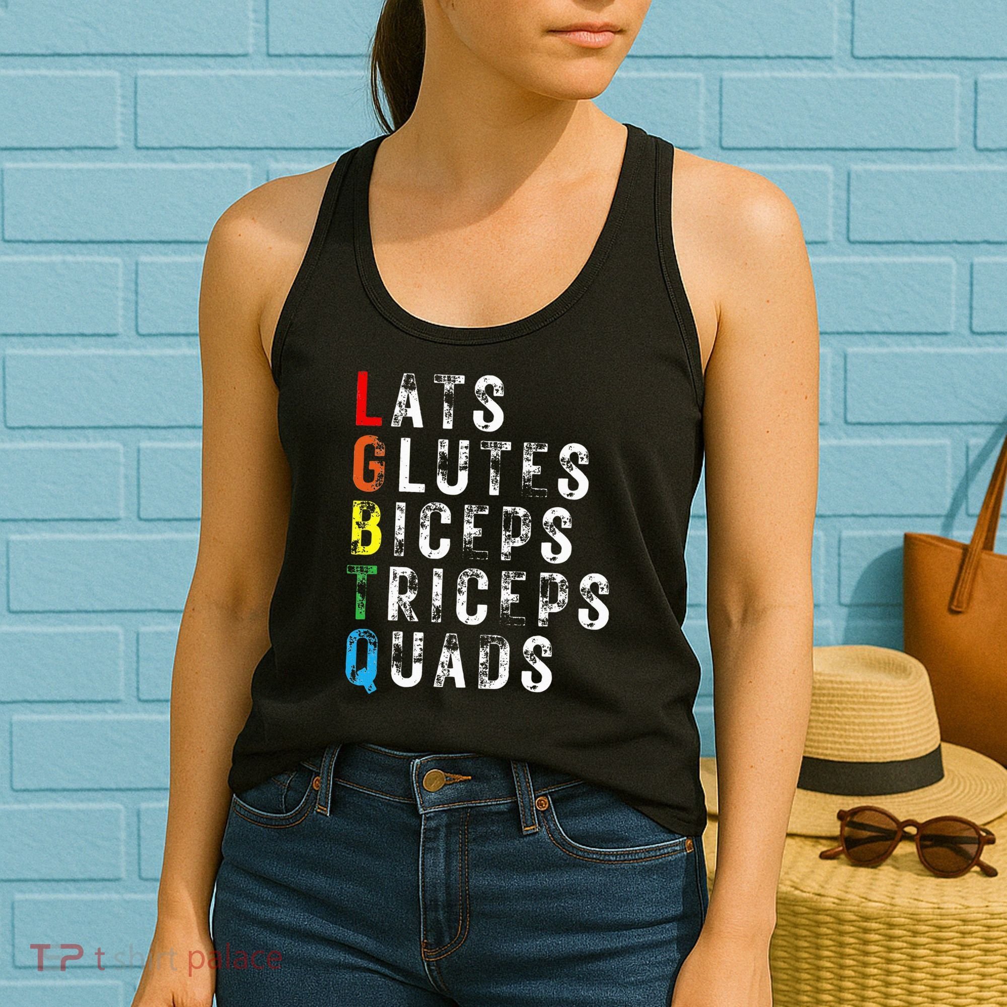 Lats Glutes Biceps Triceps Quads Lgbtq Women's Tank Top