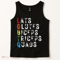 Lats Glutes Biceps Triceps Quads Lgbtq Tank Top thumb 2