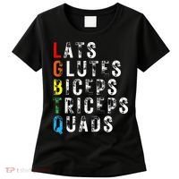 Lats Glutes Biceps Triceps Quads Lgbtq Women's T-Shirt thumb 0