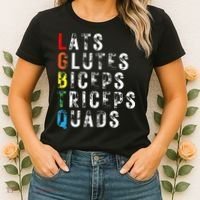 Lats Glutes Biceps Triceps Quads Lgbtq Women's T-Shirt thumb 2