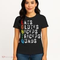 Lats Glutes Biceps Triceps Quads Lgbtq Women's T-Shirt thumb 4