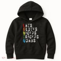 Lats Glutes Biceps Triceps Quads Lgbtq Kids Hoodie thumb 0