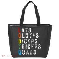 Lats Glutes Biceps Triceps Quads Lgbtq Tote Bag thumb 0