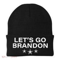 LetS Go Brandon Joe Biden Chant Impeach Biden Beanie thumb 0