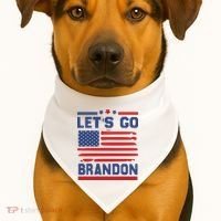 Let's Go Brandon Lets Go Brandon USA-Made Doggie Bandana thumb 1