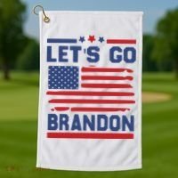 Let's Go Brandon Lets Go Brandon Golf Towel thumb 1