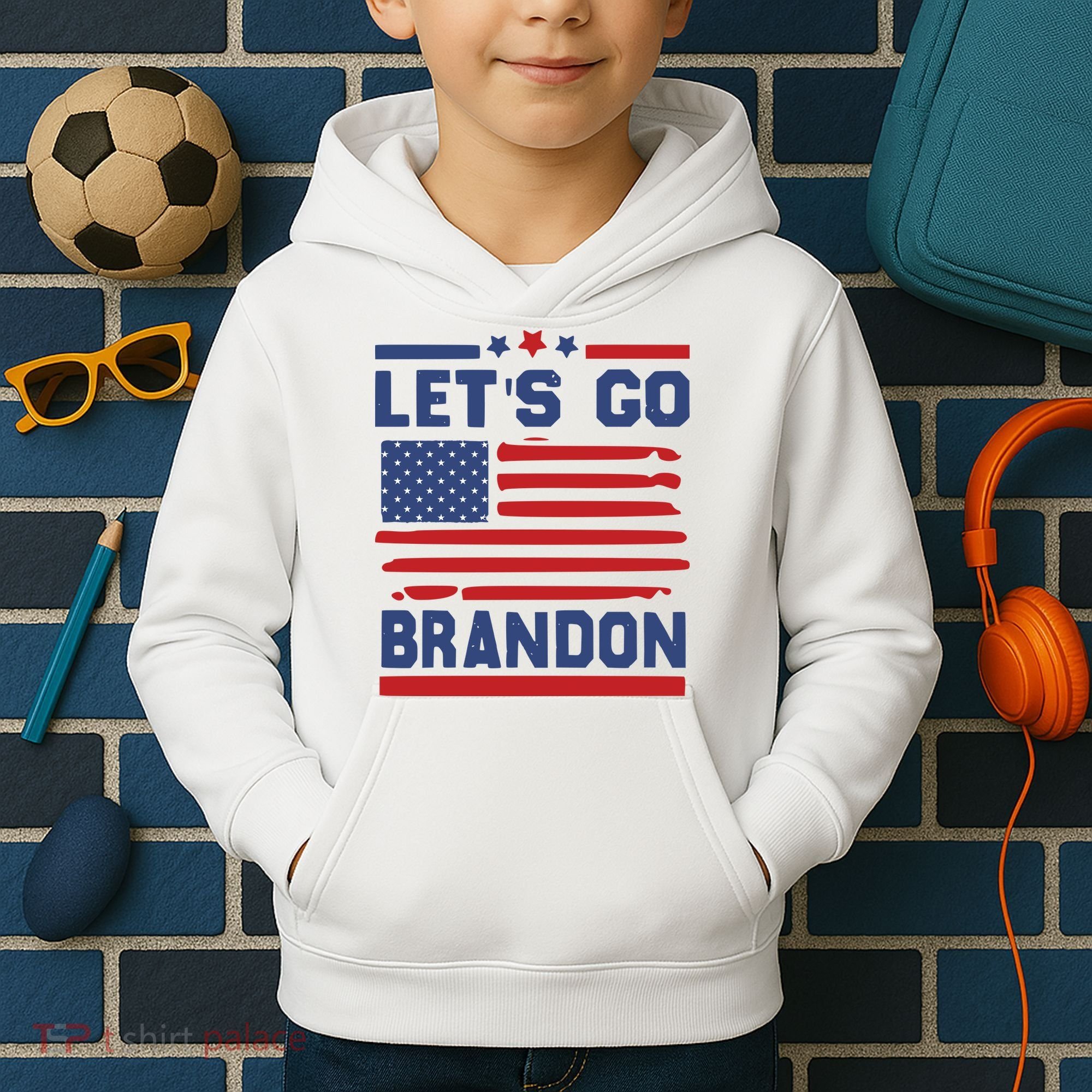 Let's Go Brandon Lets Go Brandon Kids Hoodie