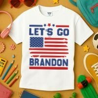 Let's Go Brandon Lets Go Brandon Kids T-Shirt thumb 3