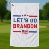 Let's Go Brandon Lets Go Brandon Golf Towel thumb 1
