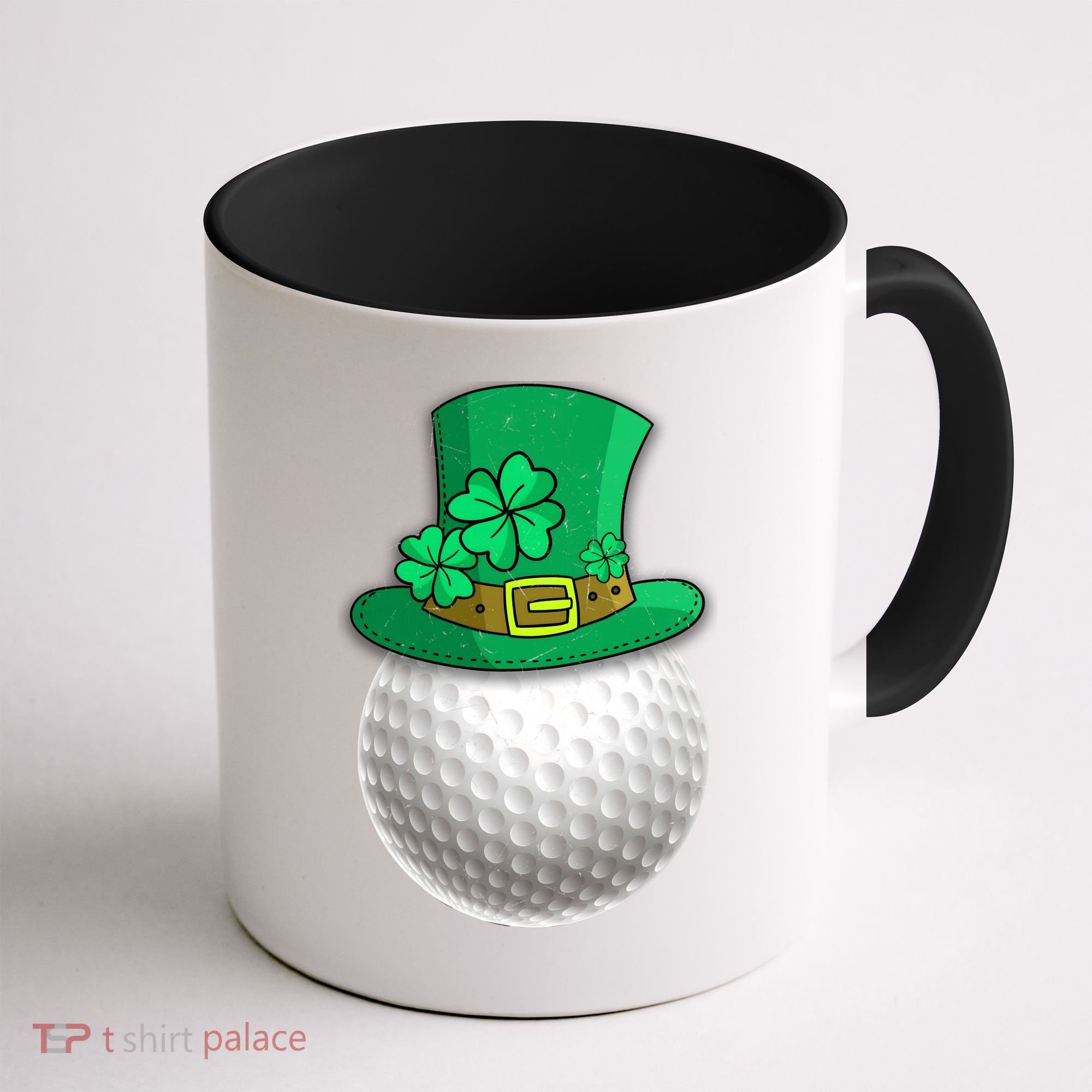 Leprechaun Golf Ball Saint Patrick's Day Irish Gift Coffee Mug