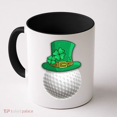 Leprechaun Golf Ball Saint Patrick's Day Irish Gift Coffee Mug