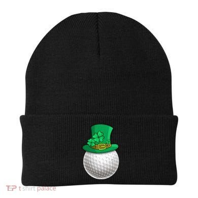 Leprechaun Golf Ball Saint Patrick's Day Irish Gift Beanie
