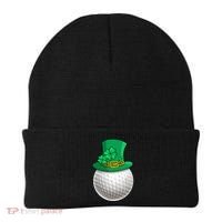 Leprechaun Golf Ball Saint Patrick's Day Irish Gift Beanie thumb 0