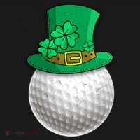 Leprechaun Golf Ball Saint Patrick's Day Irish Gift Women's Hoodie thumb 2