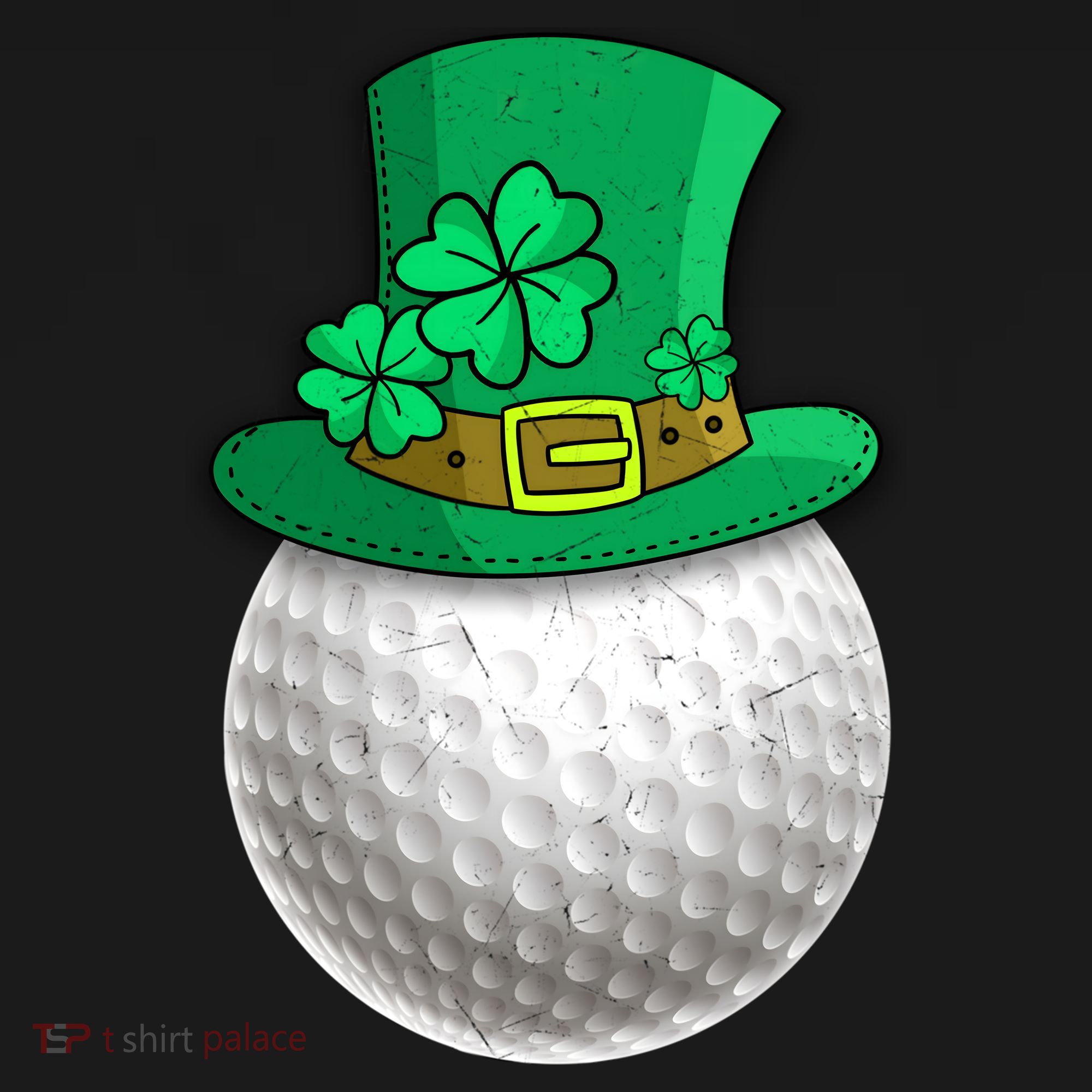 Leprechaun Golf Ball Saint Patrick's Day Irish Gift Women's Hoodie