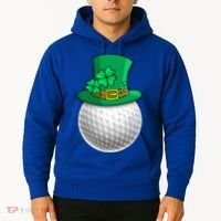 Leprechaun Golf Ball Saint Patrick's Day Irish Gift Hoodie thumb 2