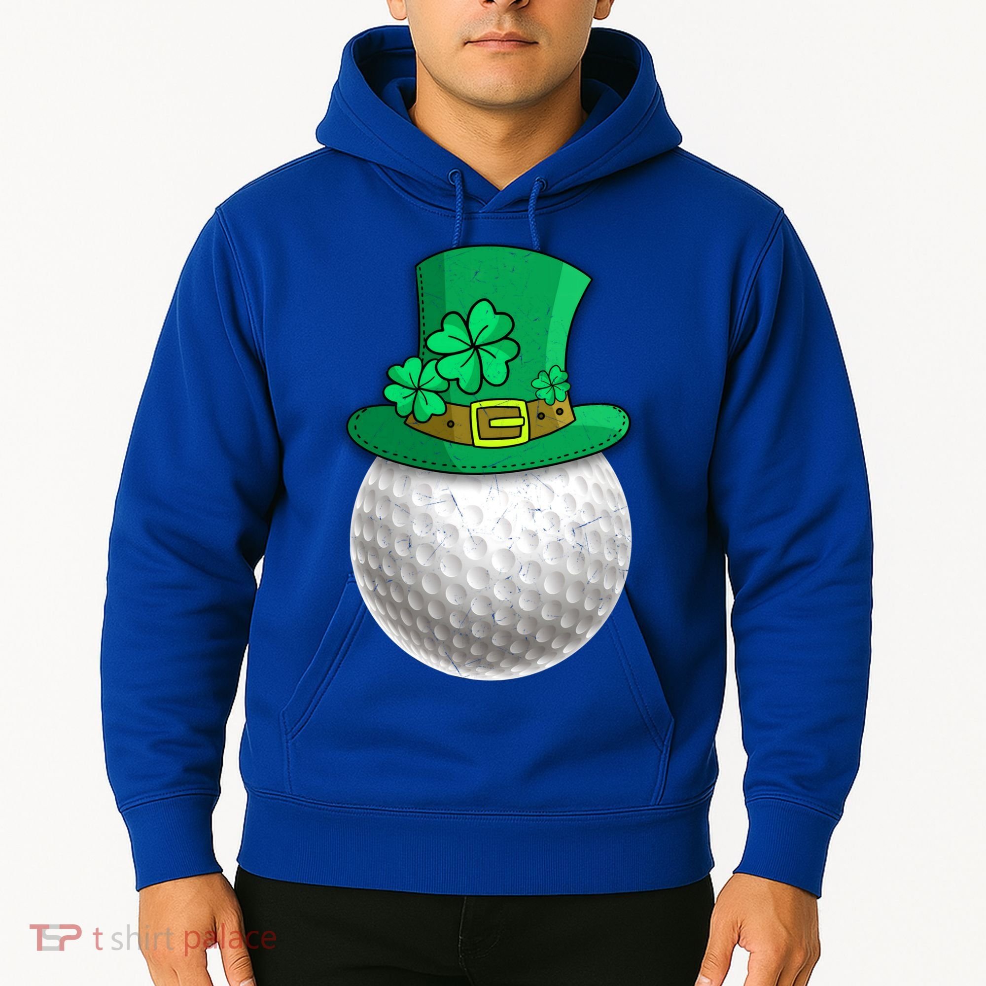 Leprechaun Golf Ball Saint Patrick's Day Irish Gift Hoodie