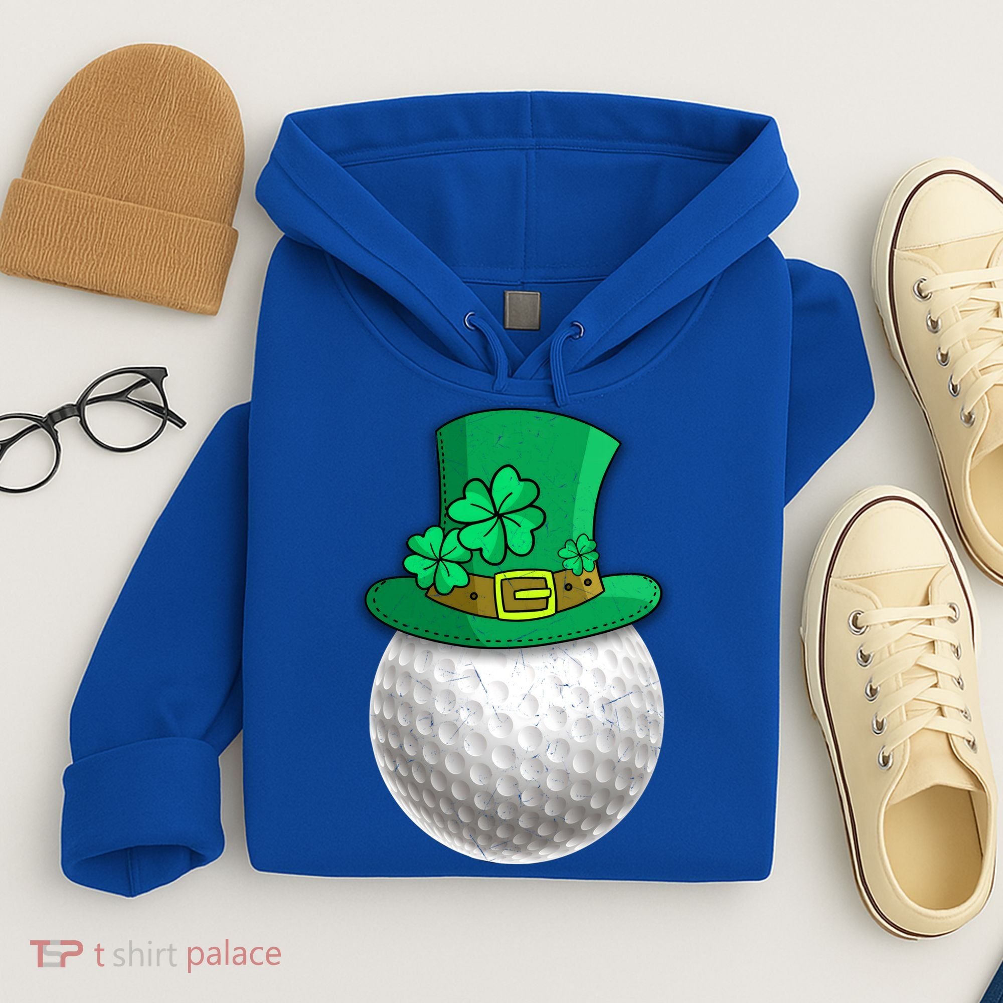Leprechaun Golf Ball Saint Patrick's Day Irish Gift Hoodie