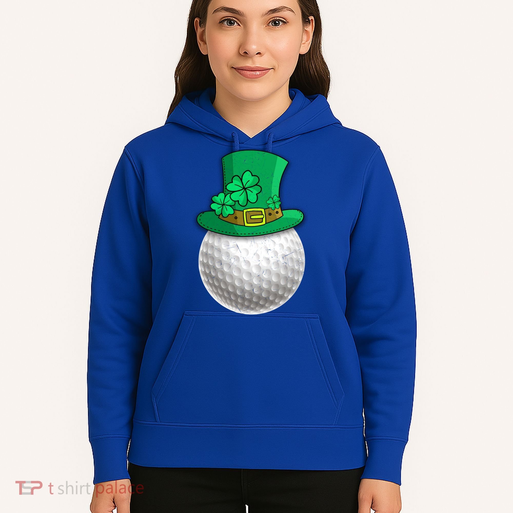 Leprechaun Golf Ball Saint Patrick's Day Irish Gift Hoodie