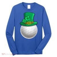 Leprechaun Golf Ball Saint Patrick's Day Irish Gift Long Sleeve Shirt thumb 0