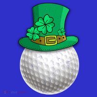 Leprechaun Golf Ball Saint Patrick's Day Irish Gift Long Sleeve Shirt thumb 2