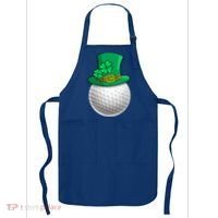 Leprechaun Golf Ball Saint Patrick's Day Irish Gift Apron thumb 0