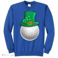 Leprechaun Golf Ball Saint Patrick's Day Irish Gift Sweatshirt thumb 0