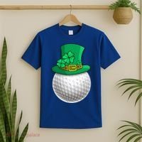 Leprechaun Golf Ball Saint Patrick's Day Irish Gift T-Shirt thumb 2