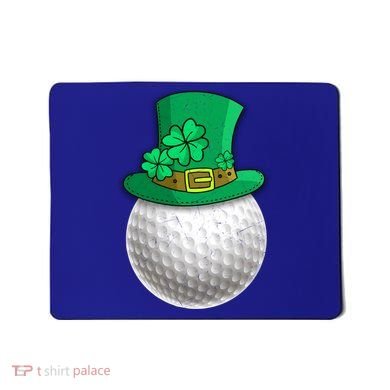 Leprechaun Golf Ball Saint Patrick's Day Irish Gift Mousepad