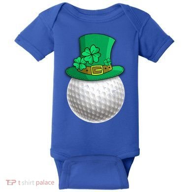 Leprechaun Golf Ball Saint Patrick's Day Irish Gift Baby Bodysuit