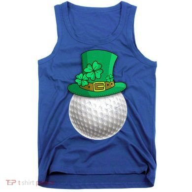 Leprechaun Golf Ball Saint Patrick's Day Irish Gift Tank Top